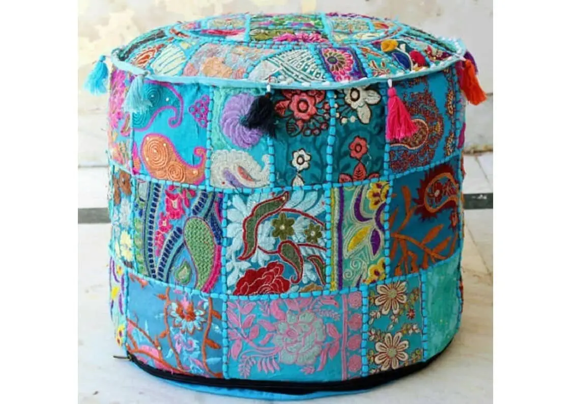 Patchwork Pouf